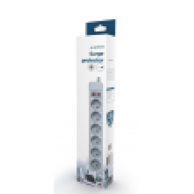 REGLETA GEMBIRD 6 TOMAS PROTECCION ANTIPICOS BLANCA 1,5M