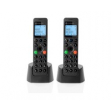 Teléfono Inalámbrico Motorola DOT202 DECT Duo Negro