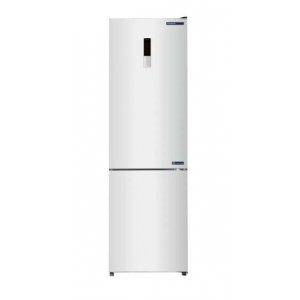 Frigorífico combi Infiniton FGC-210B, 200 x 59.5 x 63.5 cm, No Frost, clase E, 243 kWh año, 42dB, 351 litros, cajón Fresh zone, Inverter, reversible, display, blanco
