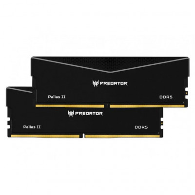 Acer Predator Pallas II DDR5 6000MHz CL32 32GB (2 x 16GB) XMP 3.0 Black