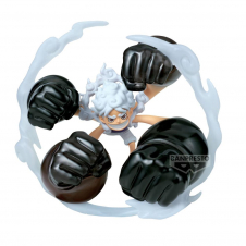 Figura banpresto one piece world collectable special monkey d.luffy gear5 - gum - gum dawn gatling