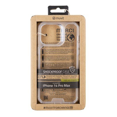 Funda muvit shockproof 2m para apple iphone 14 pro max transparente