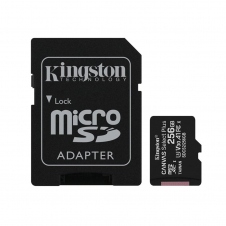 Tarjeta memoria micro secure digital sd hc 256gb kingston canvas select plus clase 10 uhs - 1 + adaptador sd