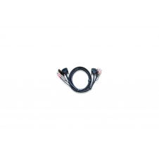 CABLE ATEN DATA SWITCH KVM DVI-D USB 1.8M NEGRO 2L-7D02U