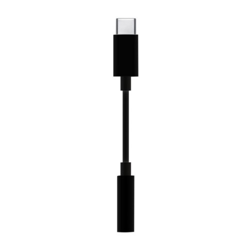 Aisens Conversor USB-C a AUDIO estilo APPLE, USB-C/M-JACK 3.5/H, negro