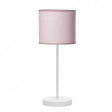 Sobremesa Ibor 1xe14 Blanco/rosa 42x17x17 Cm