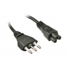 Lindy 2m, CEI23-16-VII - IEC 320 C5 Negro C5 acoplador
