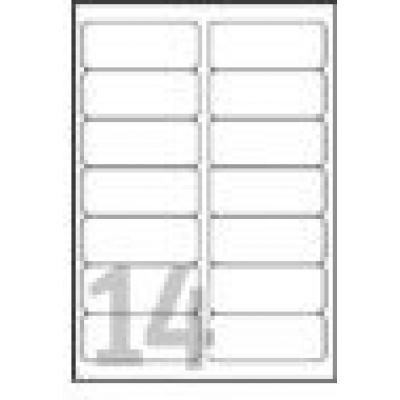 Clear Address Label - Laser - L7563 Transparente