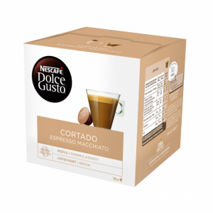 Estuche de cápsulas de café Dolce Gusto 12168426 CORTADO ESPRESO MAC 16 cápsulas