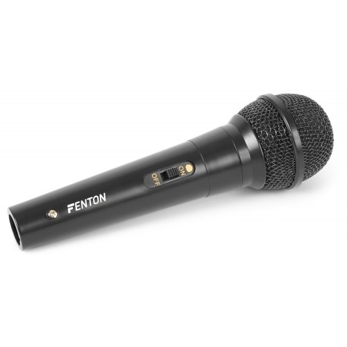 Microfono Mano Dinamico NEGRO FENTON DM100