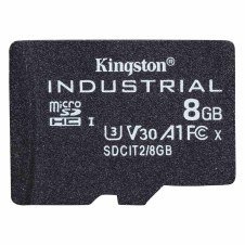 Kingston Technology industrial Memoria microsdhc 8gb UHS-I Clase 10 negro