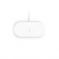 Belkin BOOSTâ??CHARGE Cargador inalambrico doble blanco