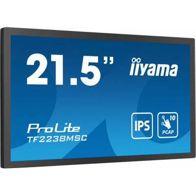 TF2238MSC-B1 pantalla para PC 53,3 cm (21) 1920 x 1080 Pixeles Full HD LED Pantalla táctil Negro