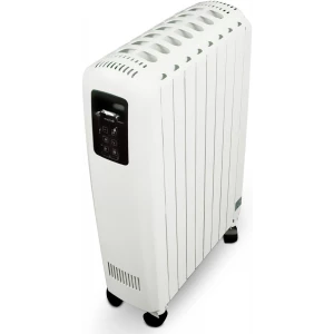 Radiador de aceite Grunkel RAC-8 Piros Digital, 2.000 W, 8 elementos, 3 potencias, blanco