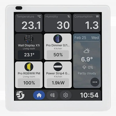 Shelly Wall Display X1i Plata