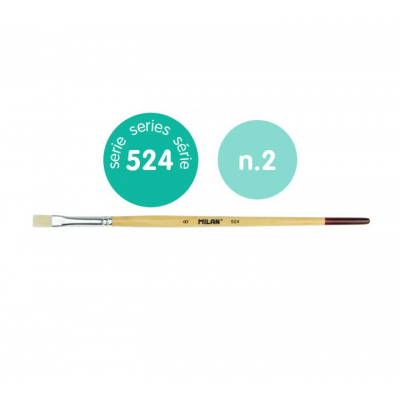 PINCEL MILAN 524 P.PLANA M.CORTO Nº2 0452402