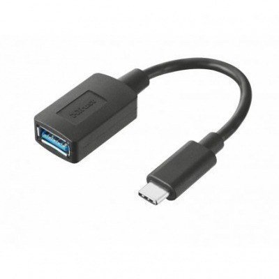 Adaptador Trust 20967/ USB Tipo-C Macho - USB Hembra