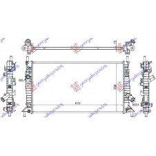RADIATOR 1.6-1.8-2.5-2.0TDCi MANUAL/AUTOMATIC (670x380) (NRF)