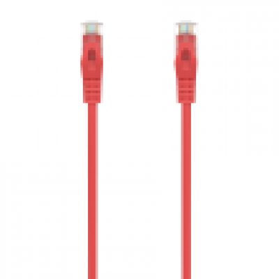 CABLE RED AISENS LATIGUILLO RJ45 LSZH CAT.6A UTP AWG24 1.5M ROJO