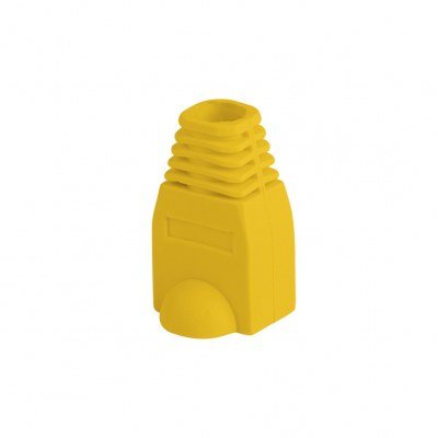 Funda protectora lanberg plb - 1000 - y para conector rj45 pack de 100 unidades amarillo