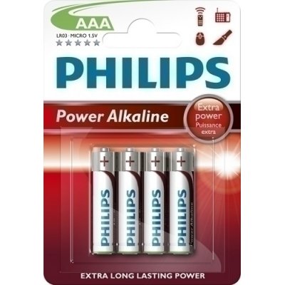 PILAS PHILIPS LR03 SUPER ALCALINA B/4 - Pack de 12 unidades