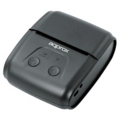 IMPRESORA DE TICKETS TÉRMICA PORTÁTIL APPROX APPPOS58PORTABLE - 70MM/S - PAPEL 58MM - CORTE MANUAL - USB/BLUETOOTH/RS232