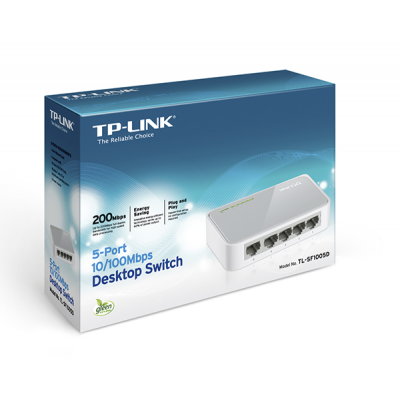 Switch TP-Link 5P 5 Puertos/ RJ-45 10/100