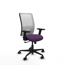 Piqueras y Crespo Zulema sincro malla blanca bali morado brazos 2D base nailon ruedas 65mm nailon