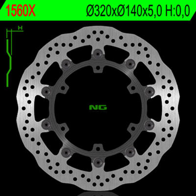 Disco de freno NG 1560X 319,5 x 140 x 5,0 1560X