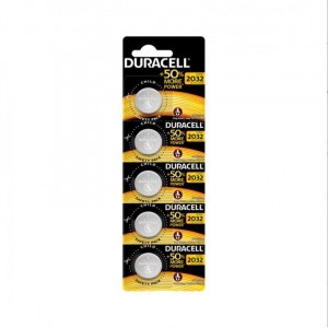 Pila Boton Litio CR2032 3V Duracell, blister de 5 unidades