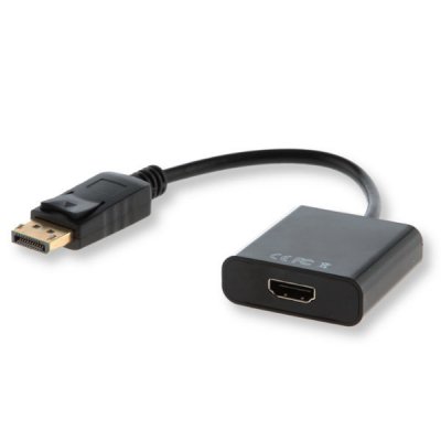 CL-55 adaptador de cable de vídeo 0,2 m DisplayPort HDMI tipo A (Estándar) Negro