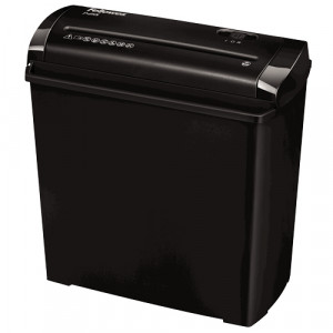 P-25S triturador de papel Corte en tiras 22 cm Negro, Gris