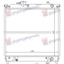 RADIATOR 1.6 PETROL AUTOMATIC (425x490) (NRF)
