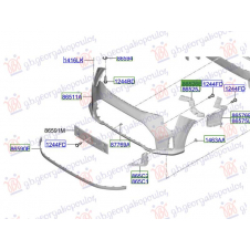SOPORTE DE PLASTICO PARA PARACHOQUE DELANTERO(O)