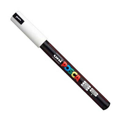 MARCADOR POSCA PC-1MR 0,7MM BLANCO UNI-BALL 089789000