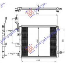 CONDENSER 1.1cc 12V (41x340) (NRF)