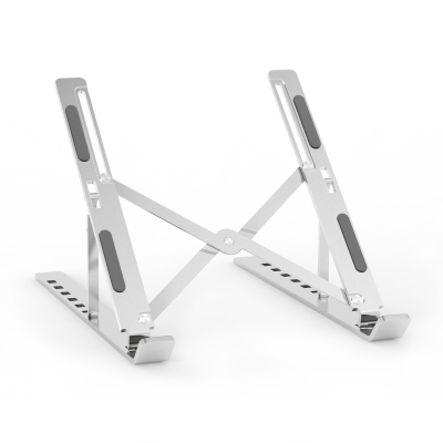 Aisens - Soporte De Sobremesa Ajustable Para Portatil / Tablet, Plata