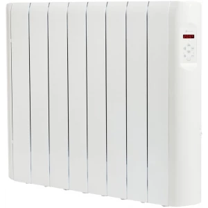 Emisor térmico fluido Haverland RCE8S_LCD, 1.200 W, 8 elementos, 3 modos, blanco
