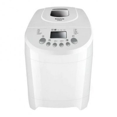 PANIFICADORA TAURUS MY BREAD - 480W/600W - 12 PROGRAMAS - 2 TIPOS DE PESO - 3 NIVELES DE TOSTADO - PROGRAMABLE HASTA 13 HORAS - APTA TODO TIPO HARINA