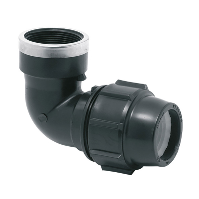 Codo mixto 90° rosca hembra polipropileno 32 mm x 1