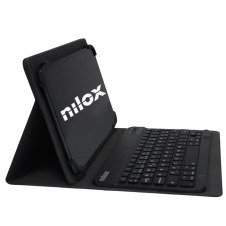 Nilox Funda con Teclado Bluetooth 10