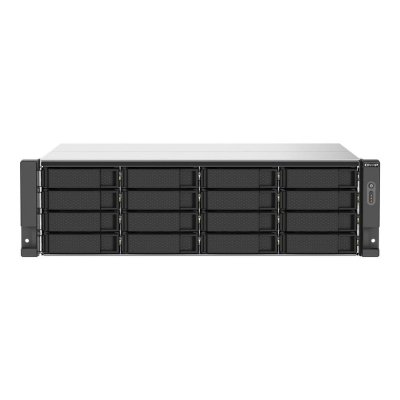 Servidor nas qnap ts - 1673au - rp - 16g 16 bahias 3u rack 16gb gigabit ethernet