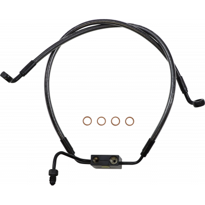 Designer Series DOT Front Lower Brake Line Kit MAGNUM AS47006