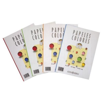 CANSON Paq.100h papel color Iris 80g A4 azul caribe