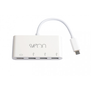 Docking USB 3.1 Tipo C con 3 puertos USB 3.0 y HDMI 4K Sveon SCT502