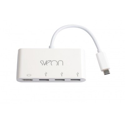 Docking USB 3.1 Tipo C con 3 puertos USB 3.0 y HDMI 4K Sveon SCT502