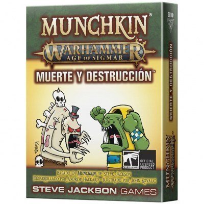 Juego de mesa munchkin warhammer muerte y destrucción pegi 10