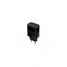 Nanocable Cargador USB-C/PD + USB-A/QC 30W, Negro