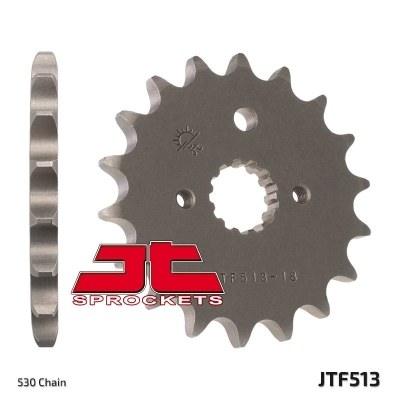 Piñón JT SPROCKETS acero estándar 513 - Paso 530 JTF513.17