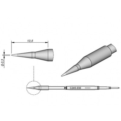 Cartucho para T245A C245030 JBC